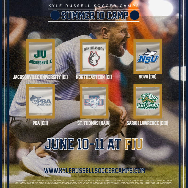 Kyle Russell Soccer Camps at Florida International Univesity